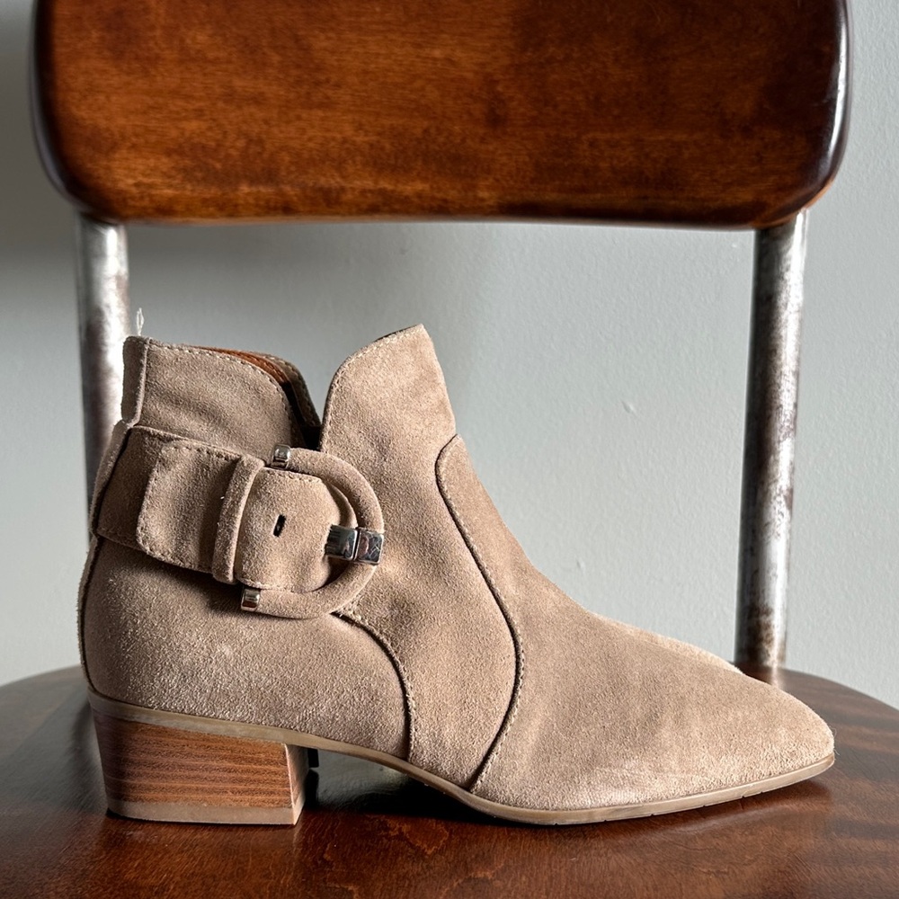 Aquatalia Fiamma Suede Ankle Boots
